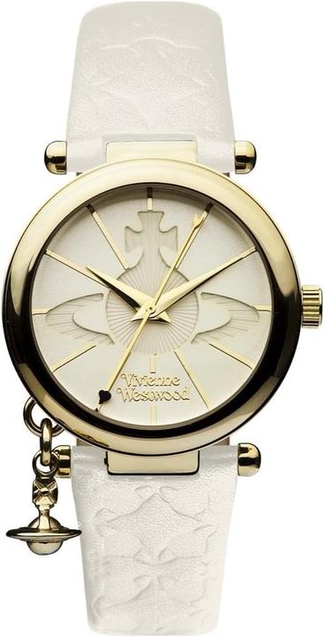 Actual product image Vivienne Westwood Orb II Quartz Analog Display with Leather Strap (Analogue wristwatch)