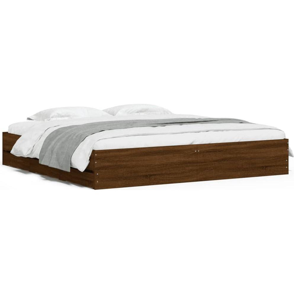 VidaXL, Bett, Bettgestell mit Schubladen (160 x 200 cm)