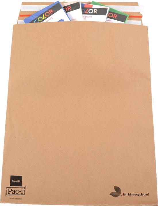 Actual product image Elco Shipping bag brown kraft 135gm2 380x475x80mm, 100 pcs. (100 pcs.)