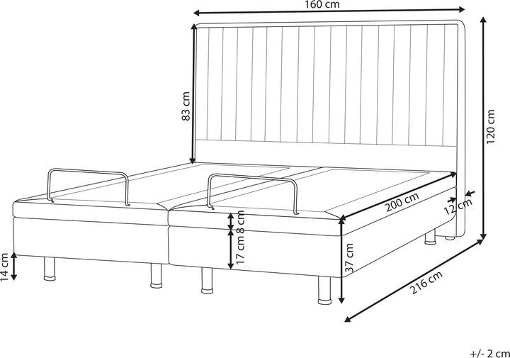 Produktbild Beliani Duke Ii (160 x 200 cm)