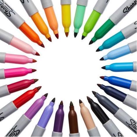 Produktbild Sharpie Permanent Marker Set ”Electro Pop” (20 x)