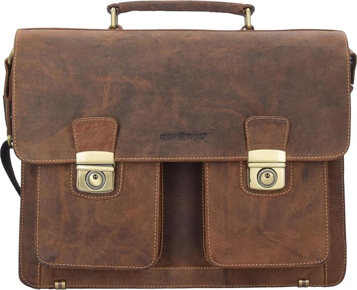 Produktbild Greenburry Vintage Aktentasche Leder 40 cm