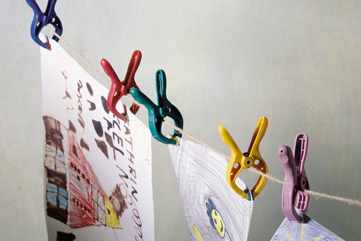 Produktbild wolfcraft 1 microfix - Federzwingen-Set 4-tlg.30mm (30 mm)