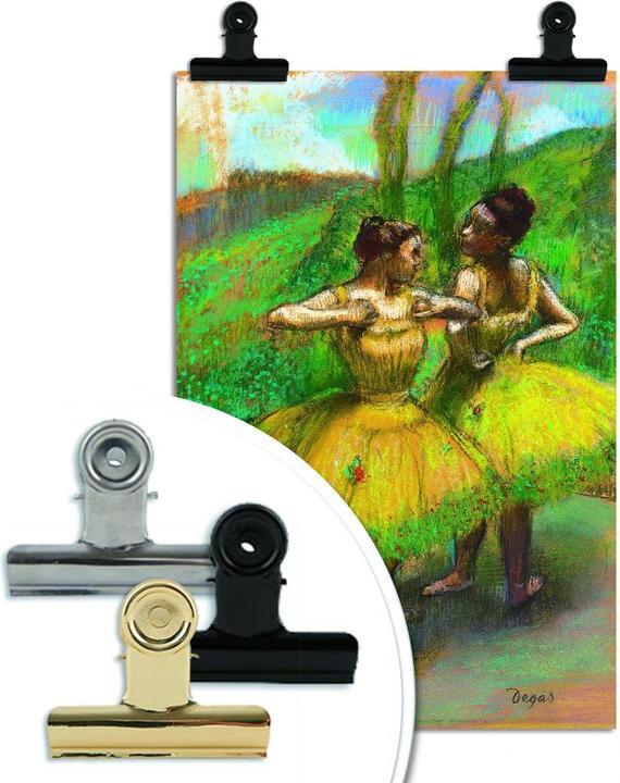 Immagine prodotto Trenddeko Degas - Due ballerine in giallo (30 x 45 cm)