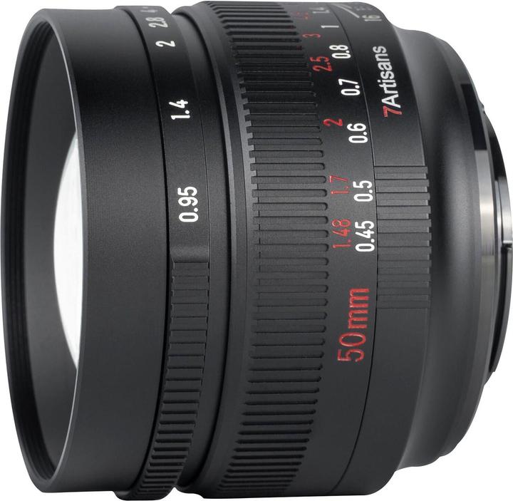 Actual product image 7artisans Fixed focal length 50 mm F/0.95 (Canon RF, APS-C / DX)