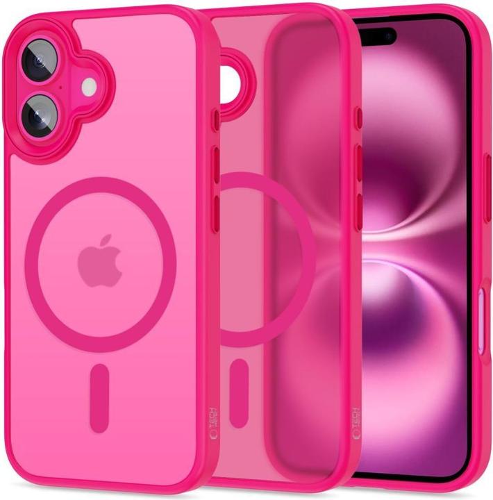 Produktbild Tech-Protect MagMat MagSafe Case für iPhone 16 - Pink (Apple iPhone 16)