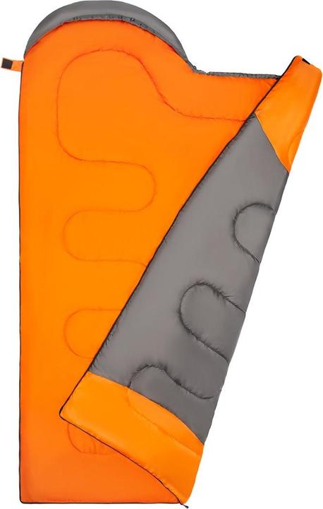 Produktbild Nils Nc2008 Grau-Orange Schlafsack Grösse M. Lager L (215 cm)