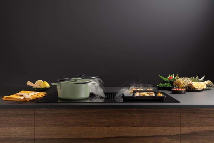 Produktbild NOVY Kochfeld + Haube Easy Pro 1861 Induktionskochfeld mit integrierter Haube, Anzahl Brenner/Kochzonen 4 (80 cm, Elektrokochfeld)