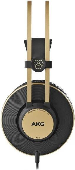 Productafbeelding AKG K92 Hoofdtelefoon Draadgebonden Hoofdband Muziek Zwart, Goud (NC, Bedraad)