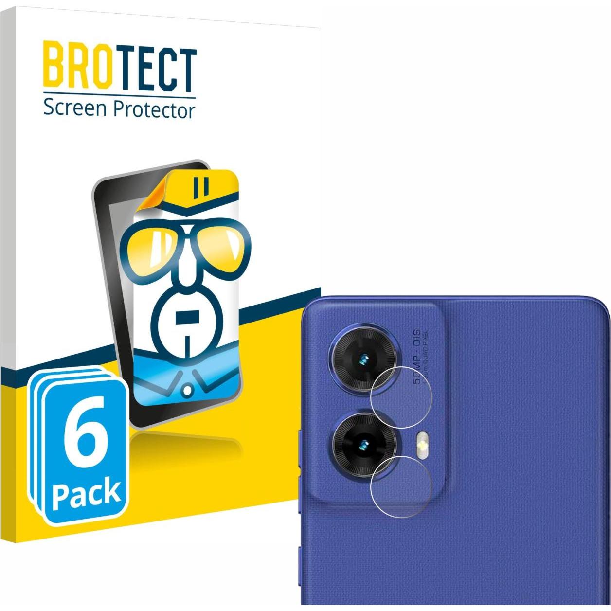 BROTECT Schutzfolie Displayschutz Displayschutzfolie Folie Klar Transparent (6 Stück, Motorola Moto G85), Smartphone Sch...