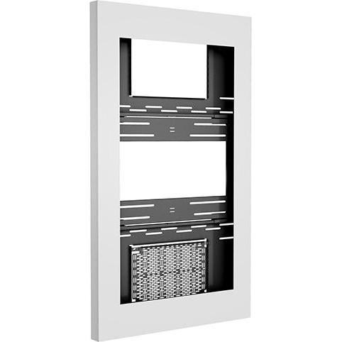 Chief LW Series Impact On-Wall Kiosk - Portrait - Gehäuse für LCD-Display - verriegelb, TV Zubehör, Weiss