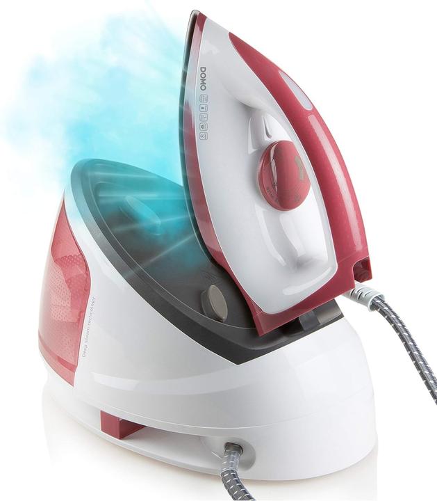 Produktbild Domo DO7114S Dampfbügelstation 2200W Pink, Weiss (2200 W, 120 g/min)