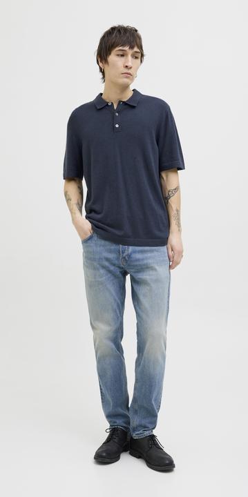 Image du produit Jack & Jones Jjeemil Knit Relaxed Polo Ss Sn (M)