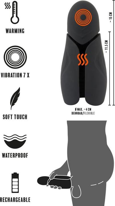 Produktbild Rebel Masturbator With 2 Functions