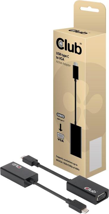 Produktbild Club 3D USB 3.1 Typ C zu (VGA, 10 cm)