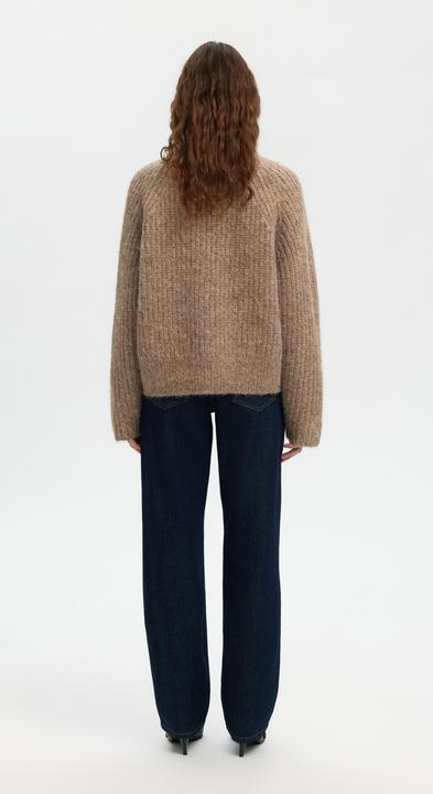 Produktbild Selected Wollmix Strickjacke mit Reissverschluss (M)