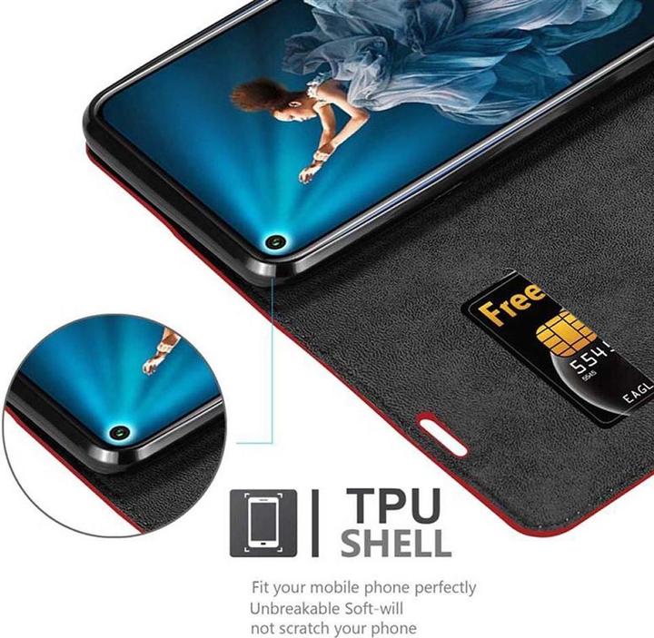 Actual product image Cadorabo Book Invisible Magnet Cover (TCL 20S, Huawei Nova 5T, K20)