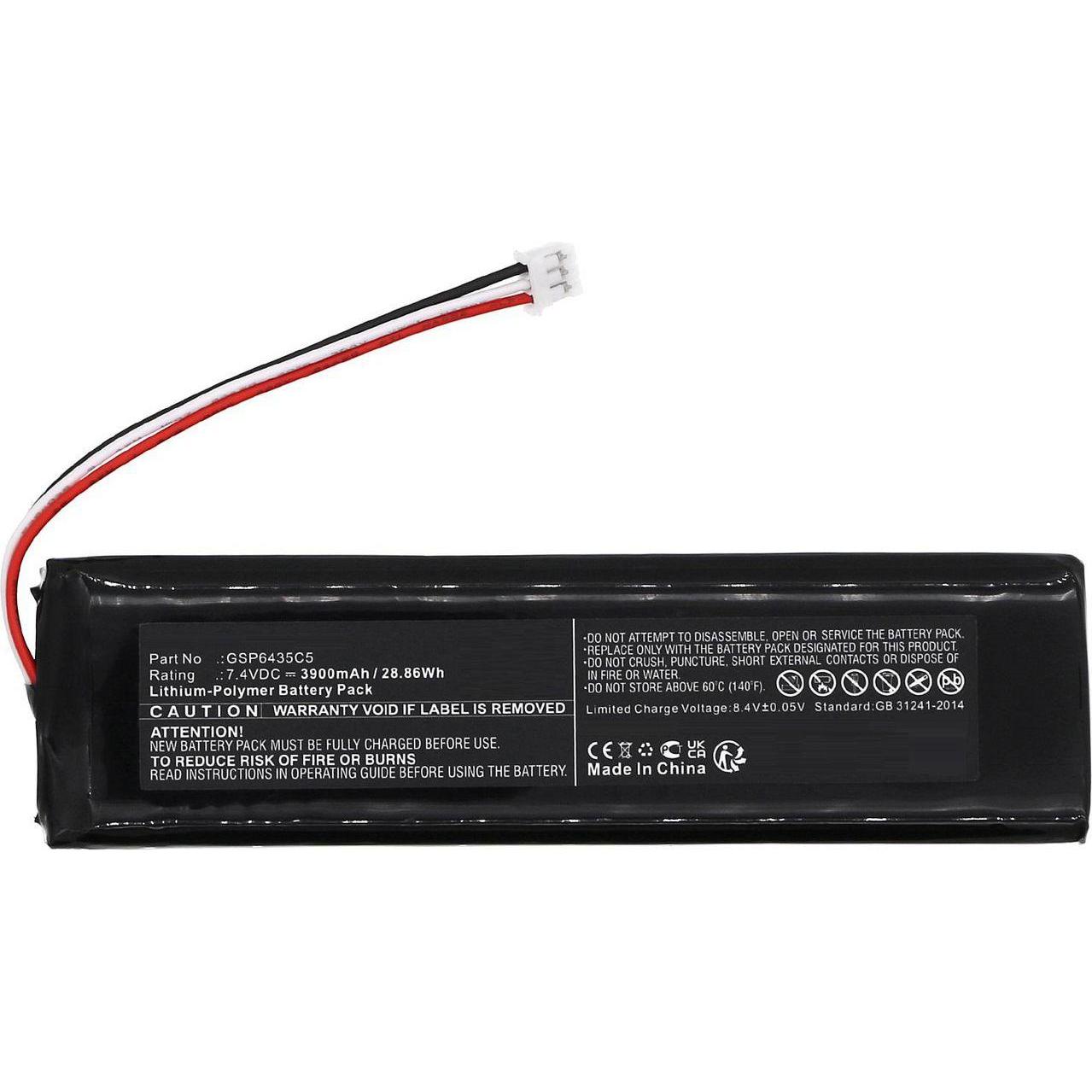 Thumbnail - CoreParts Battery 7.4V 3900mAh 28.86Wh, Fernbedienung, Schwarz