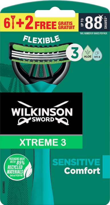 Produktbild Wilkinson Rasierer Extreme3 Sensitive 6+2