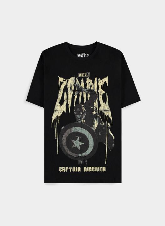 Immagine prodotto Difuzed Captain America - Maglietta a maniche corte Zombified - L (L)