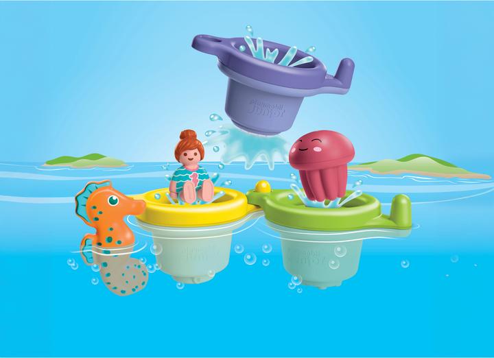 Productafbeelding Playmobil JUNIOR AQUA: Drijvende beker met waterpret