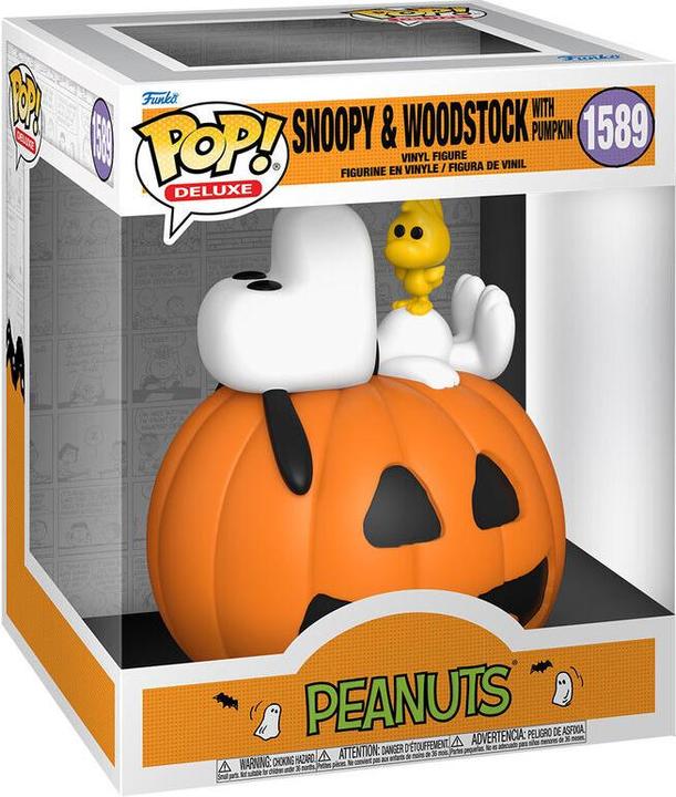 Produktbild Funko Deluxe Peanuts Snoopy & Woodstock with Pumpkin