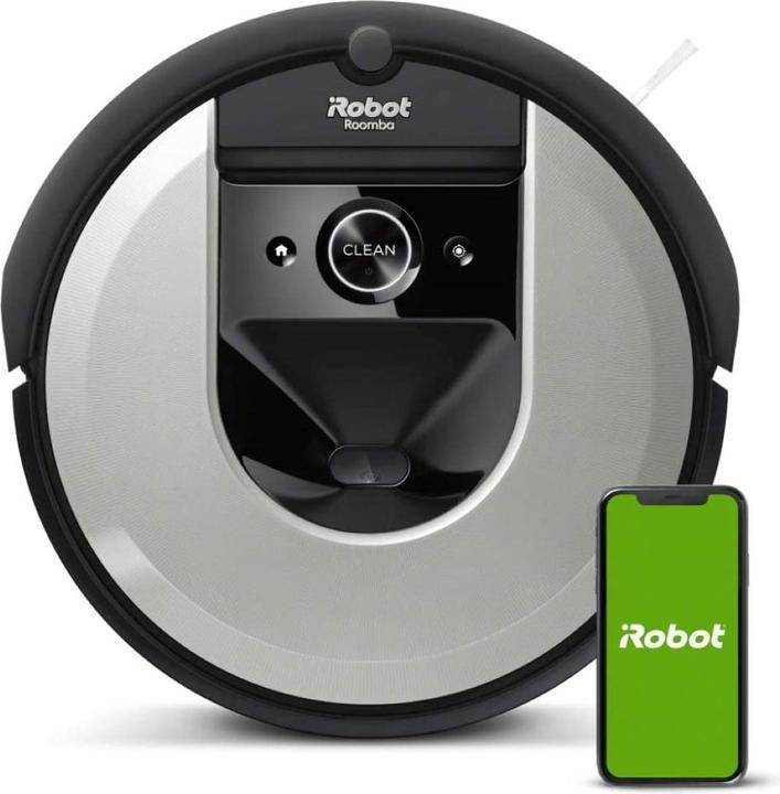 Produktbild iRobot Roomba i7 i7156 Staubsaugerroboter, silber (Saugroboter)