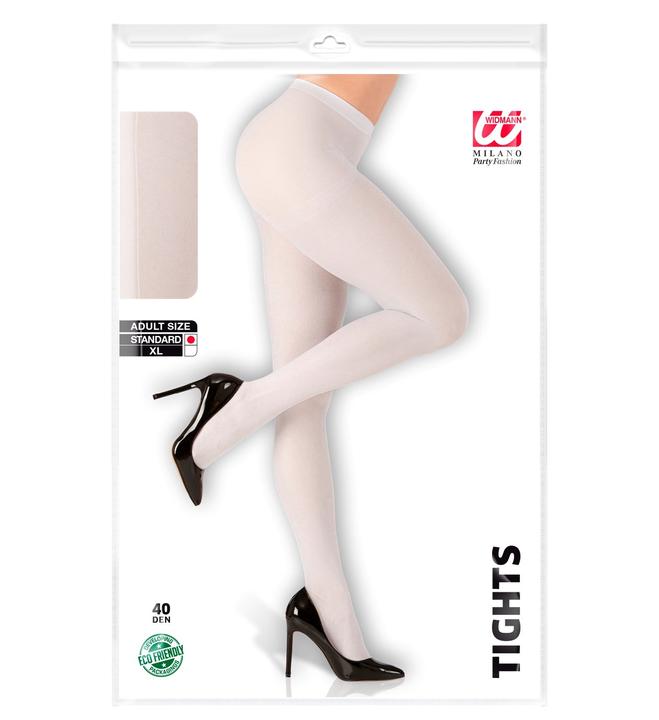 Produktbild Widmann Weisse Strumpfhose 40 DEN (40 DEN, One Size)