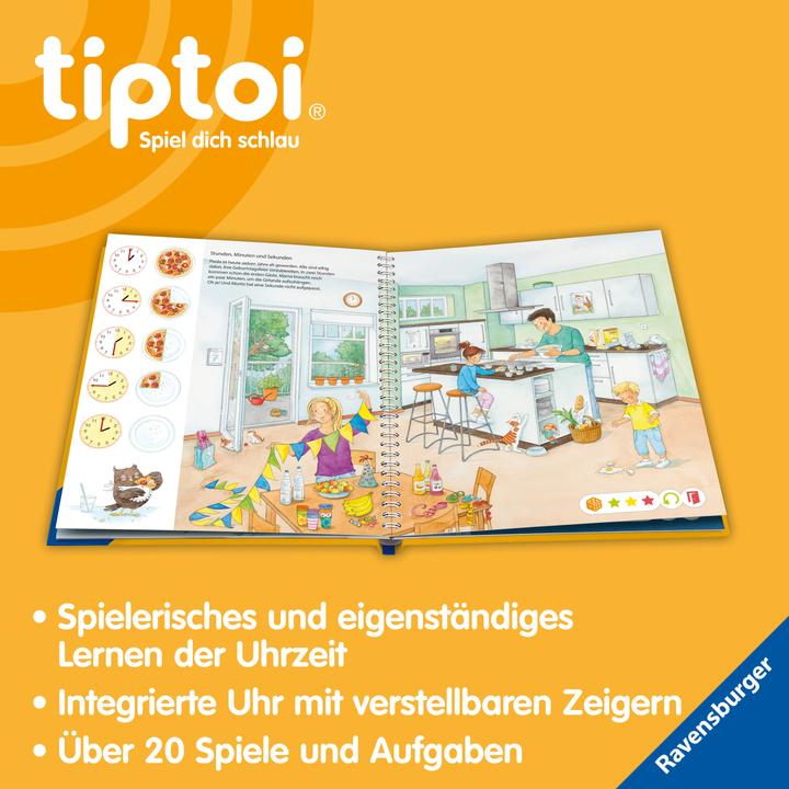 Actual product image tiptoi Meine Lern-Spiel-Welt: Uhr und Zeit (German, Heike Tober, Silke Voigt, 2024)
