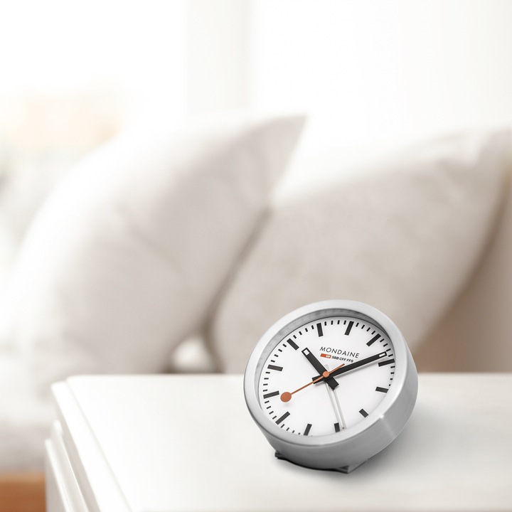 Produktbild Mondaine Wanduhr/Tischuhr mit Alarm-Funktion