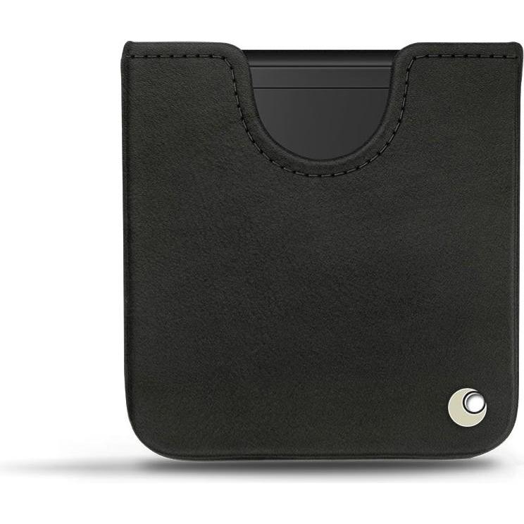 Noreve Lederschutzhülle (Samsung Galaxy Z Flip), Smartphone Hülle, Schwarz