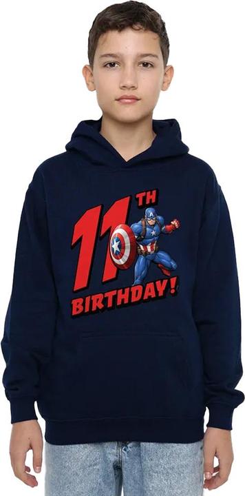Produktbild Captain America Kapuzenpullover Zum Überziehen 11. Geburtstag (116)