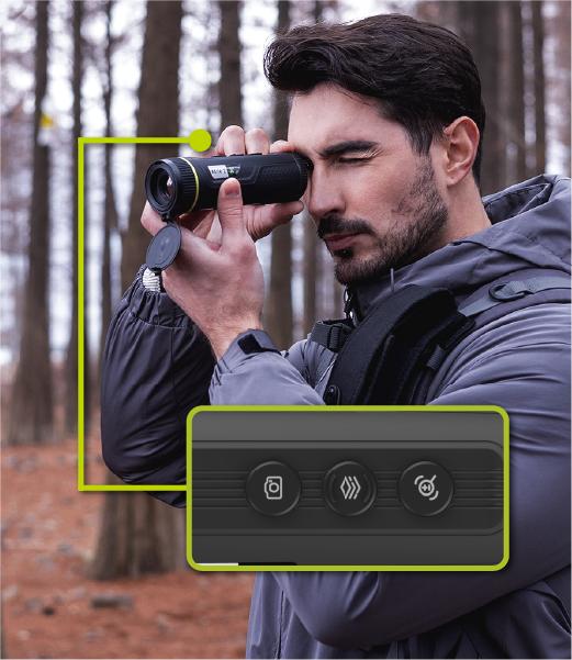 Produktbild Pixfra Mile 2 M425, 400x300, Lens 25mm, Thermal Monocular