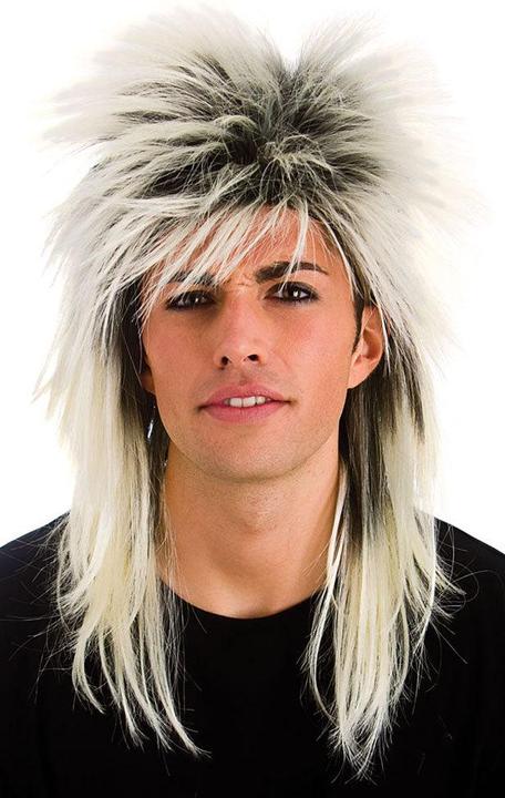 Produktbild Wicked 80er Jahre Rocker Perücke blond