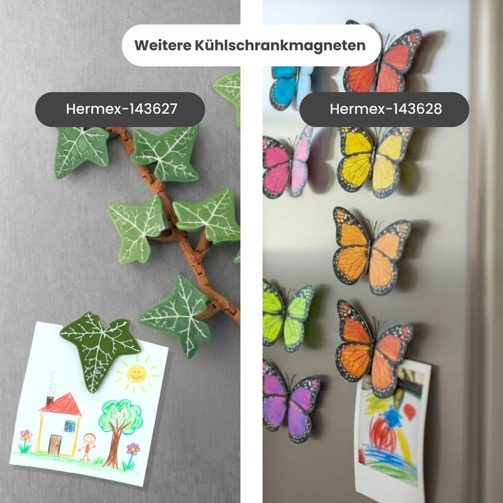 Produktbild Hermex 23-tlg. 3D Efeu-Kühlschrankmagnet-Set Magnet Efeuranken-Deko (23x)