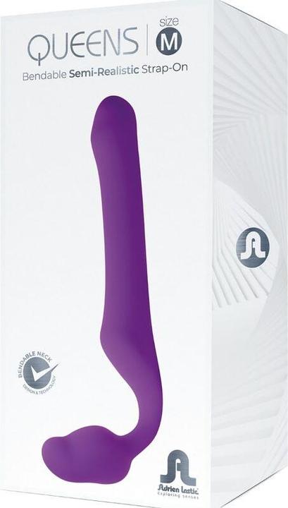 Actual product image Adrien Lastic Queens Strap-On Flexible Purple Size M