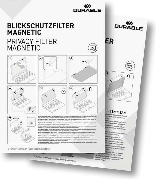 Produktbild Durable Blickschutzfilter Magnetic (14", 16 : 9)