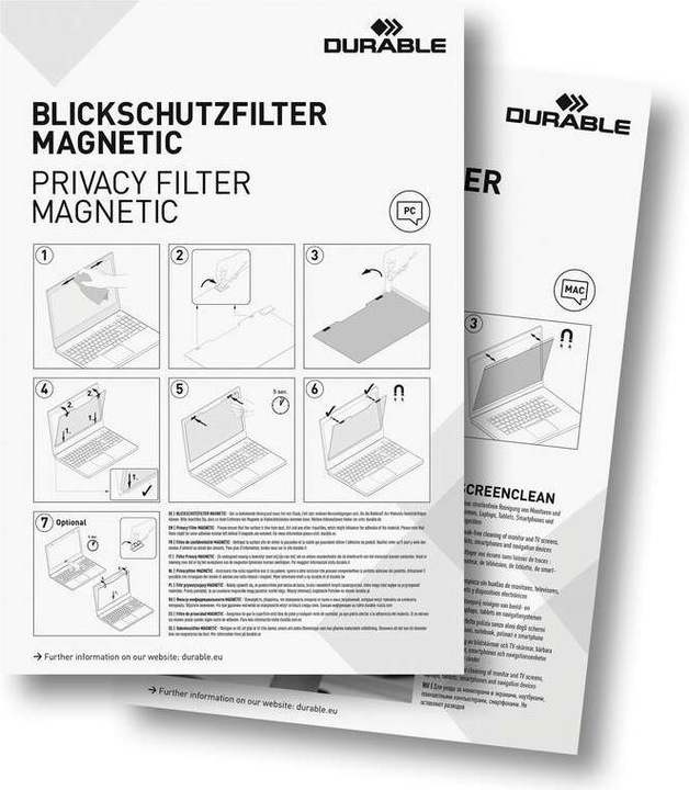 Actual product image Durable Privacy Filter Magnetic (14", 16 : 9)