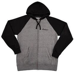 Immagine prodotto JACKSON Felpa con zip e cappuccio nero/grigio XL (XL)