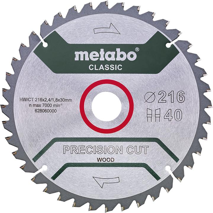 Metabo Cirkelzaagblad HW/CT
