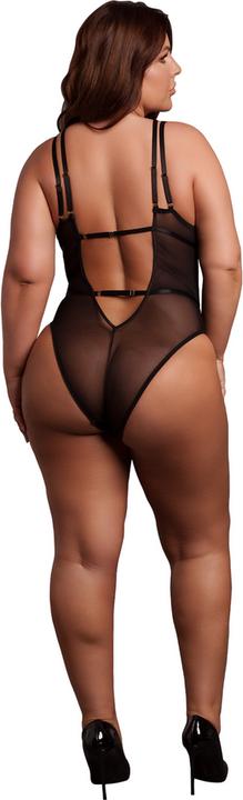 Produktbild Le Désir Wireless Lace Bodysuit with Adjustable Sliders - Plus Size - Black (4XL)