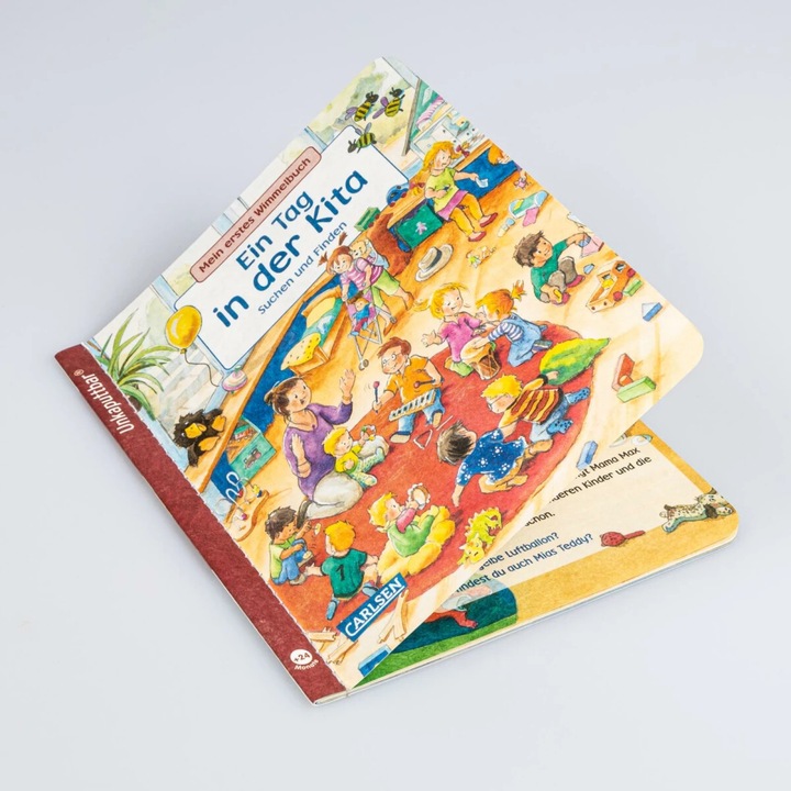 Immagine prodotto Unkaputtbar: Mein erstes Wimmelbuch: Ein Tag in der Kita (Tedesco, Sibyl Schumann, 2022)