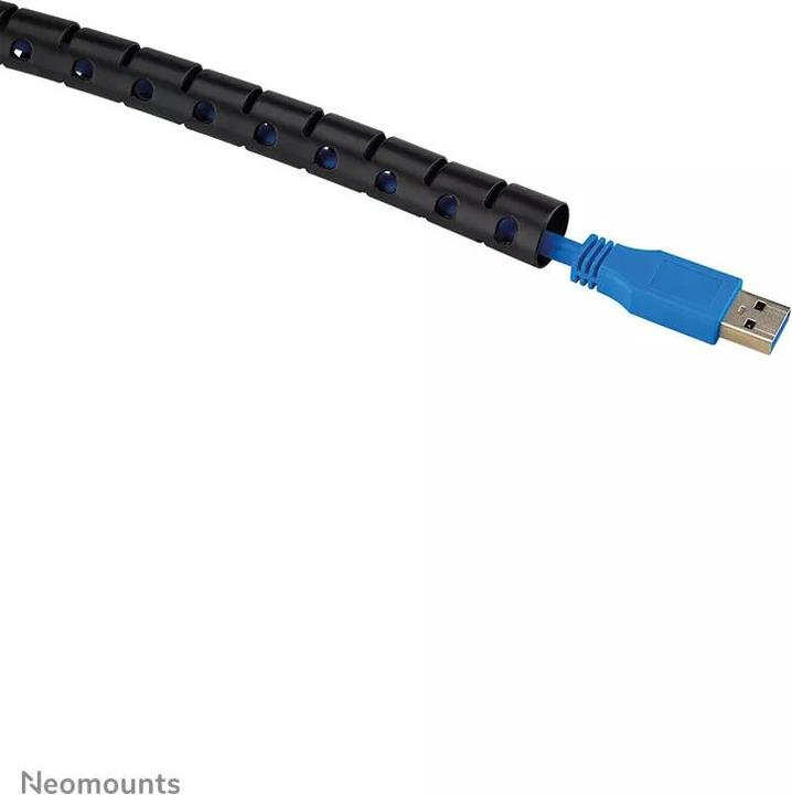 Produktbild Neomounts Kabelspirale 1-3 Kabel schwarz/universal/15mm Durchmesser (Kabelspiralschlauch, 200 cm)