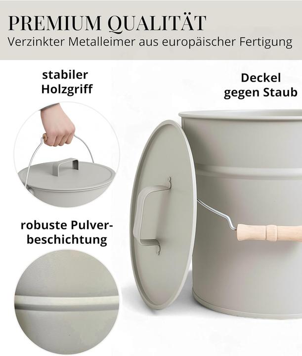 Image du produit Livlig Ascheeimer mit Deckel