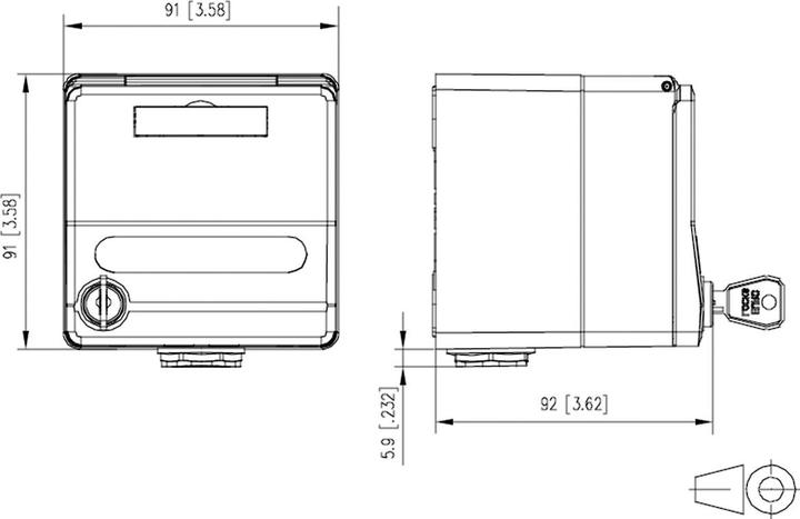 Produktbild Metz Connect IP44 Modul-AP-Geh.