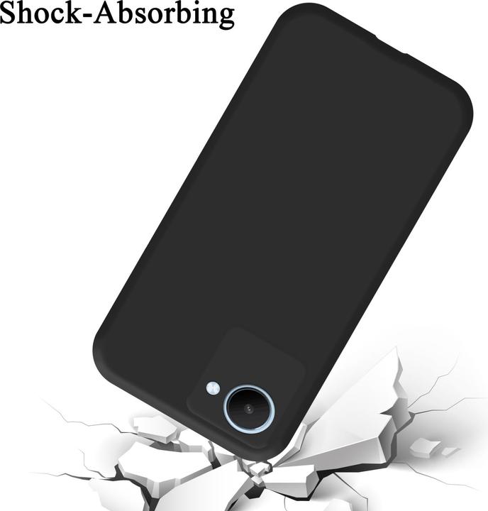 Actual product image Cadorabo TPU Liquid Silicone Case Cover for Realme C30 / Narzo 50i PRIME (Realme Narzo 50i Prime, Nokia C30)