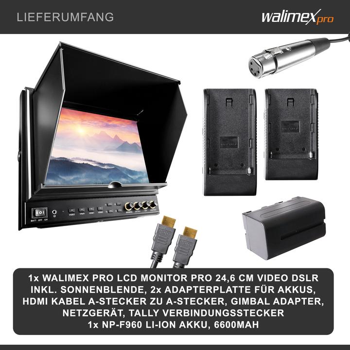 Produktbild Walimex pro pro LCD Monitor Director II 24,6cm (9.70", Full HD)