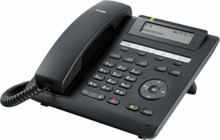 Unify OpenScape CP 205T TDM desk phone, black, WLAN: No