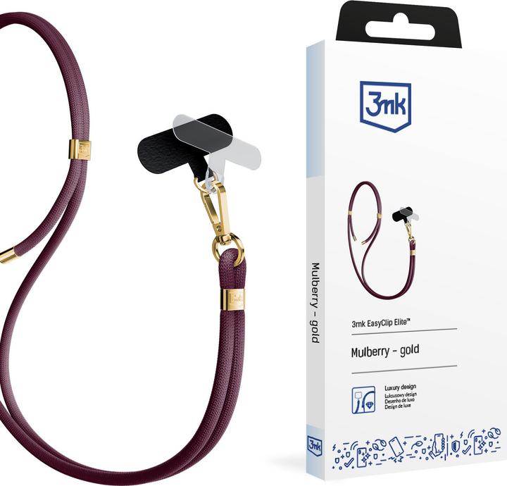 3MK EasyClip Elite Mulberry (or) Smycz do telefonu