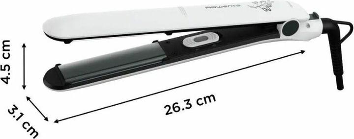 Produktbild Rowenta Glätteeisen Easyliss Pure Collection SF1628F0 Weiss Schwarz (Glätteisen)